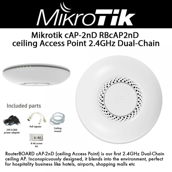 MikroTik Ceiling Access Point - RBcAP2nD - Image 5