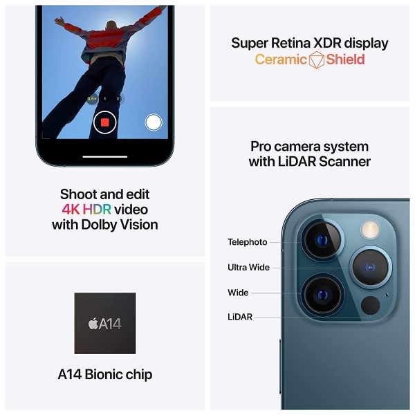 Apple iPhone 12 Pro Max (256GB) - Graphite - Image 4